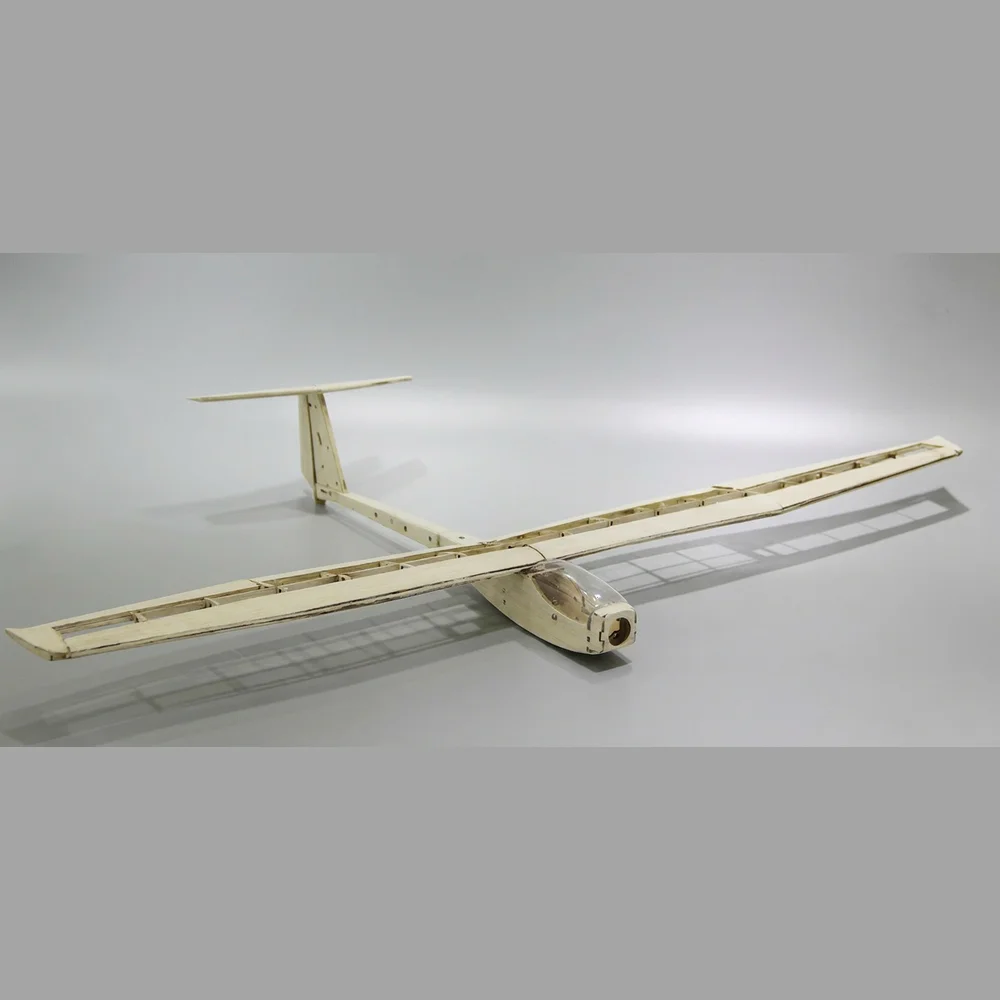 RC AirPlanes Laser Cut Balsa Wood Airplane Kit  Wingspan 1040mm GUPPY Glider Frame without Cover Model Building Kit
