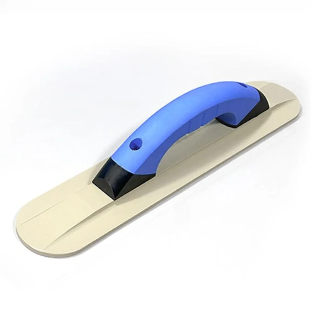 Brickwork Trowel Concrete Finishing Trowel Metal Alloy Plate Construction Ergonomic Pp Handle Precision Flat Base Mud Trowel
