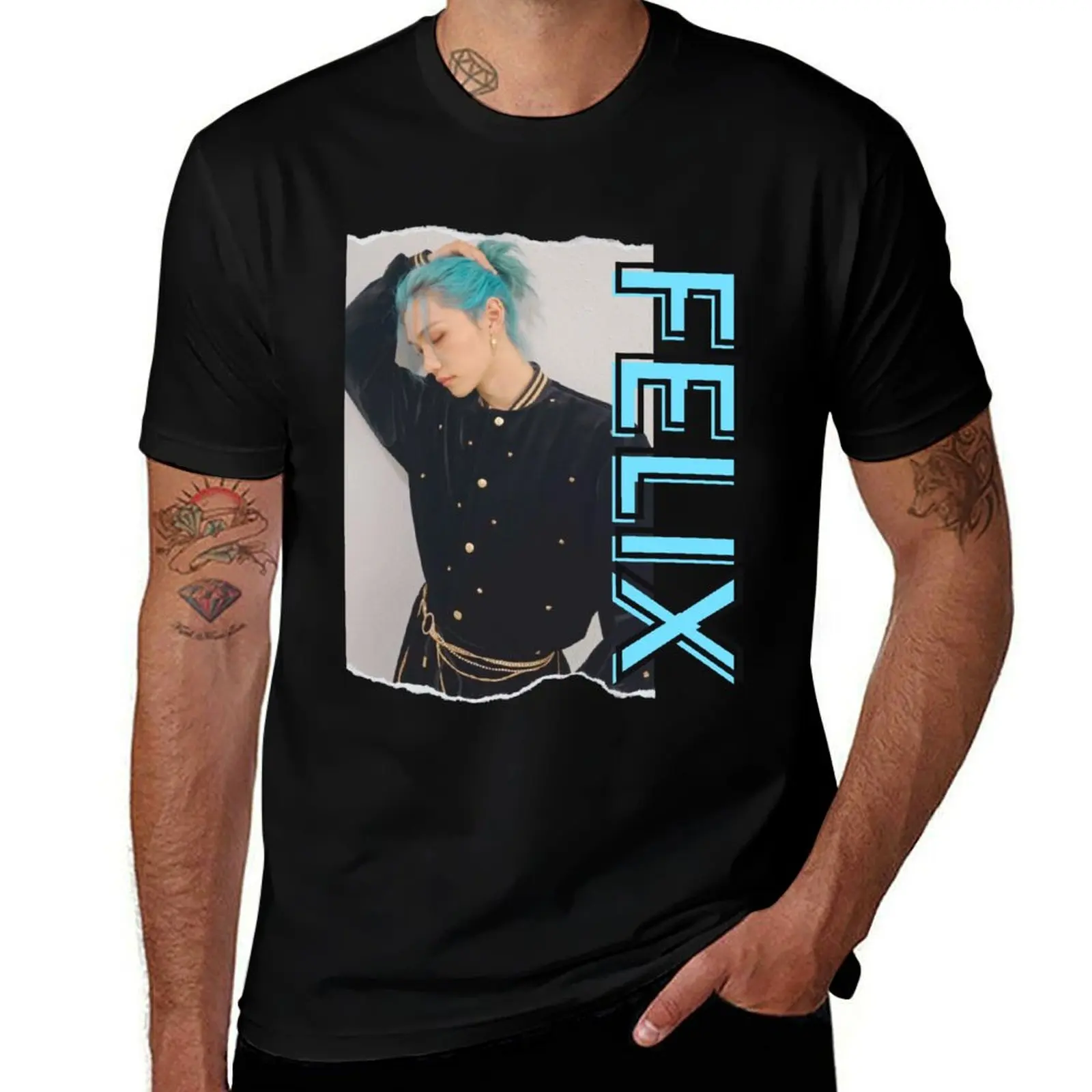 Felix T-Shirt Big Size Short Sleeve Tee for Men T-Shirt