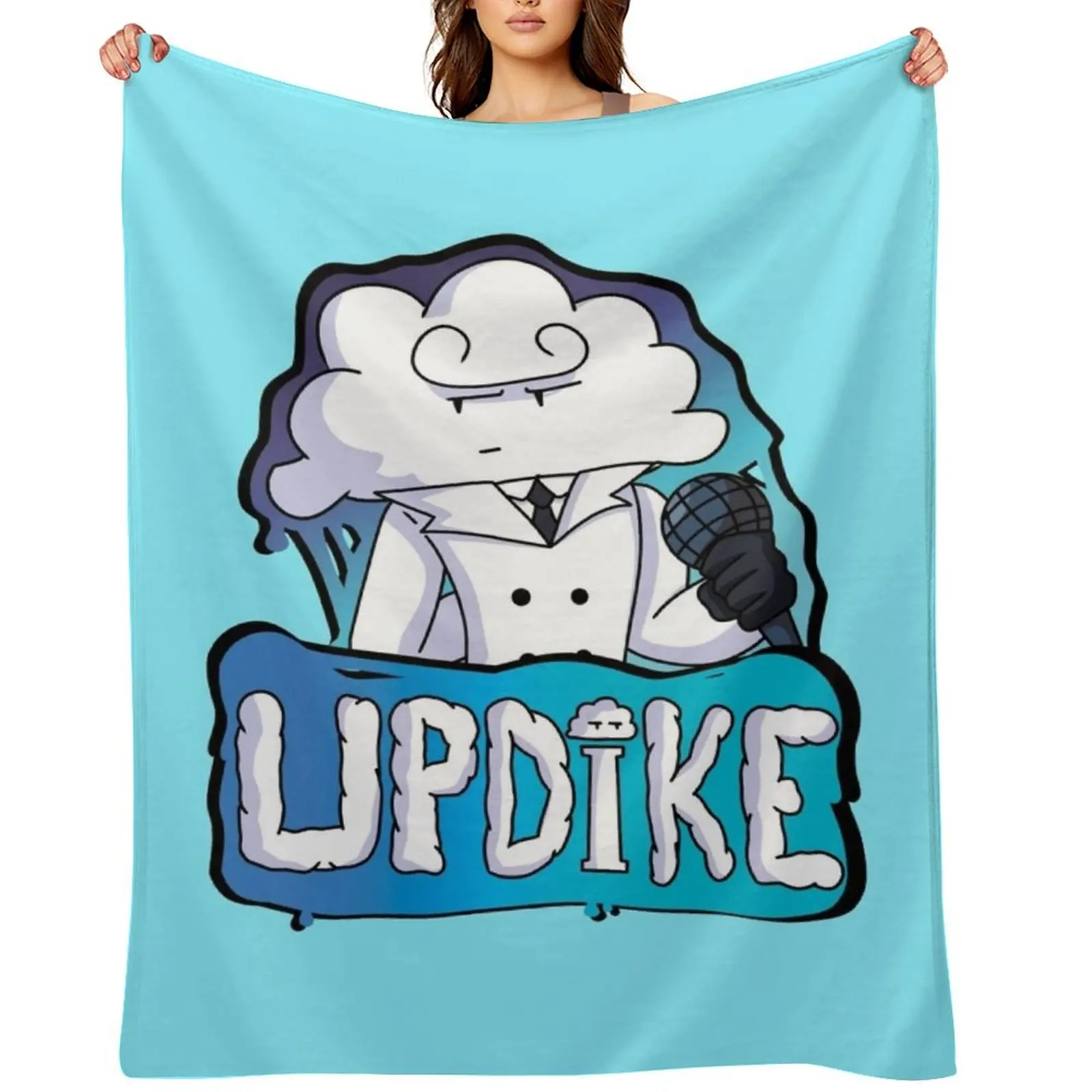 

Fnf Mod character Updike Graffiti Throw Blanket Bed Fashionable Extra Large Throw Blankets For Baby Thin Blankets