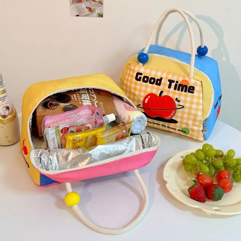 

Aluminium Foil Insulated Lunch Bag Large Capacity Insulated Material Thermal Food Container Pack Waterproof Lunchbox Handbag