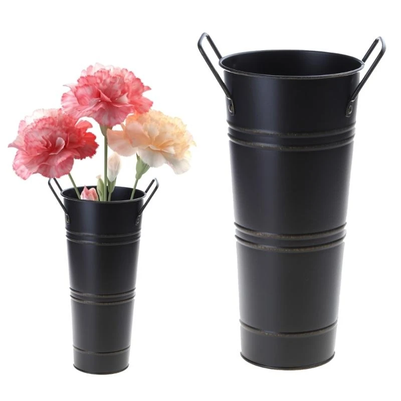 

XX9B Flower Storage Bucket Decorative Vase Flower Bucket Storage Rack for Home Car