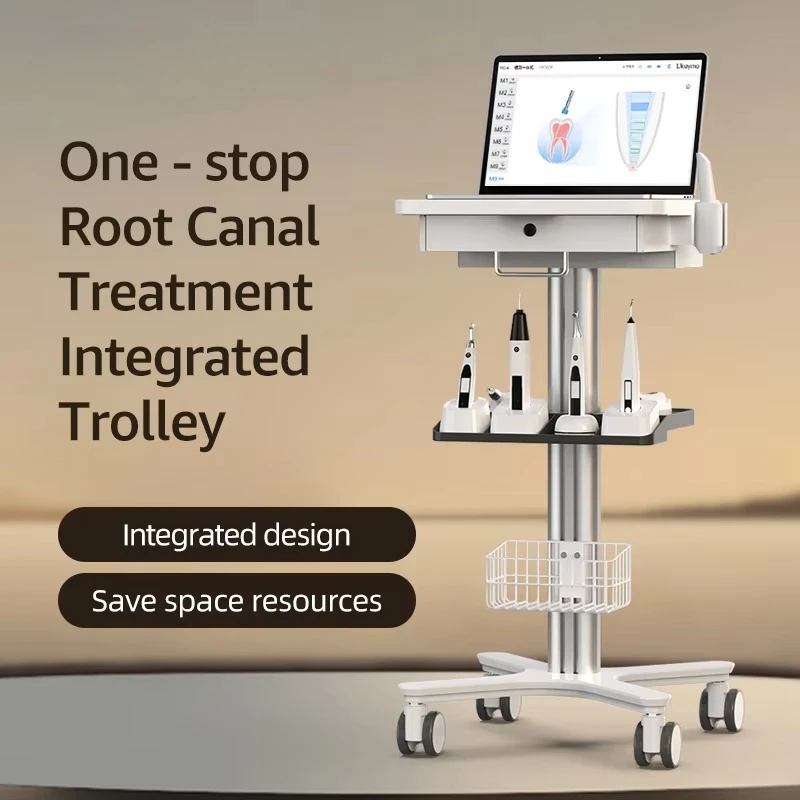 Factory Direct Sales Multi-function One-stop RCT Dental Trolley with Integrated Design Using Eco-friendly Material for Dentist