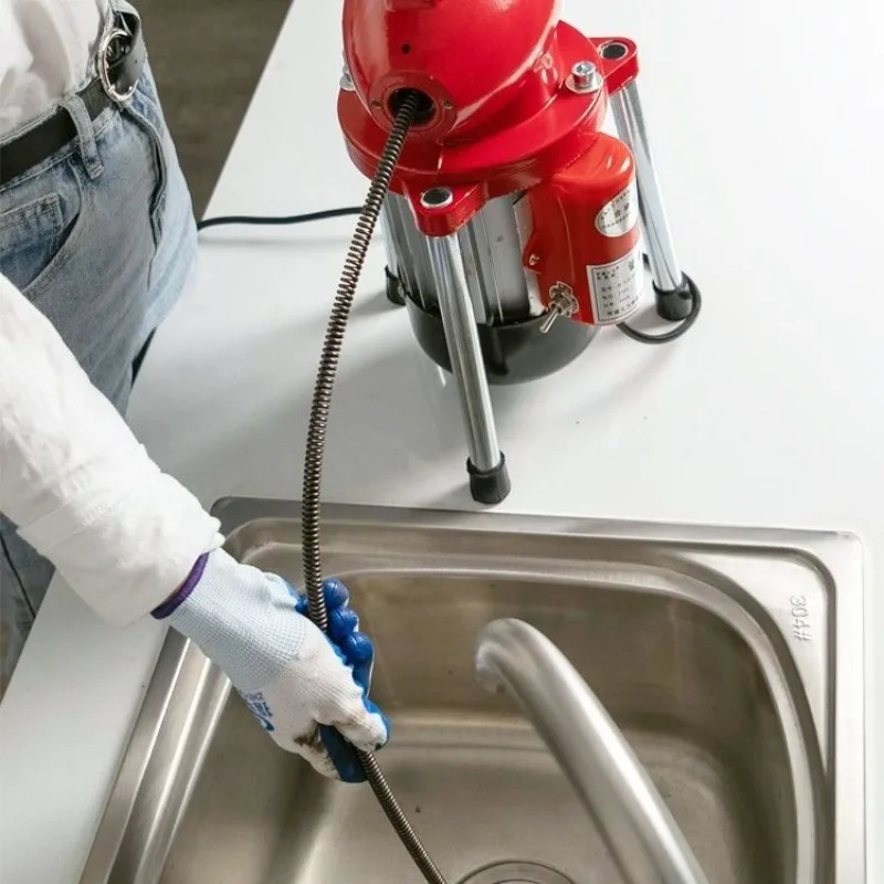 

Электрический инструмент для прочистки канализации на кухне, бытовой электрический дренажный насос, специальный инструмент для устранения засоров.