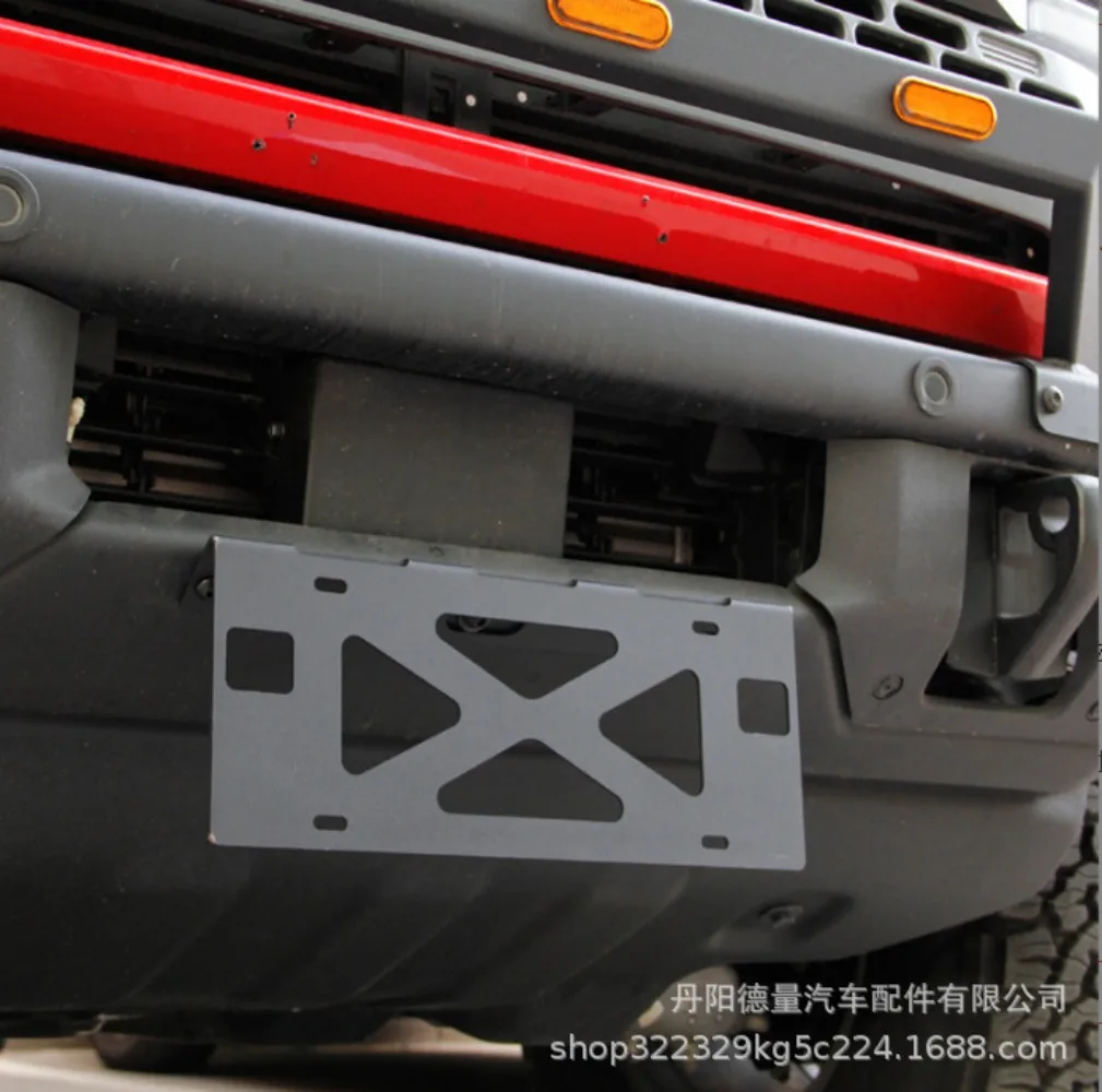 Car Rear Spare Tire Licence Plate Holder For Ford Bronco 2021-2023  Licence Plate Photo Holder Exterior components