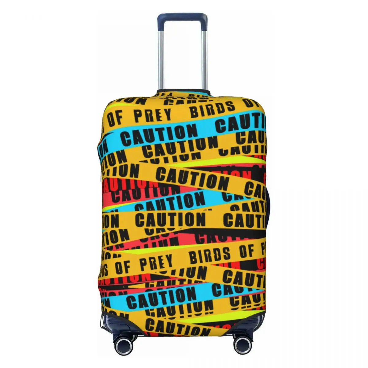 غطاء حقيبة بشريط تحذيري لطيور الجارع، مشهد الجريمة، عطلة السفر، واقي حقيبة الأمتعة المفيد #2