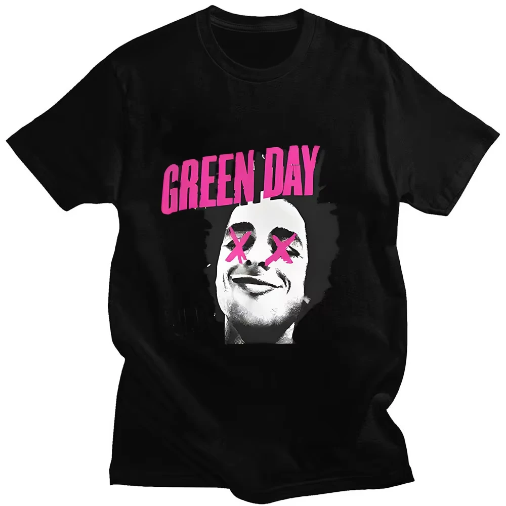 

Hip Hop T Shirt Back Green Day Saviors Band Graphic Printing O-neck Tshirt Short Sleeve Grunge Fashion Tshirt Camisetas WomenTop