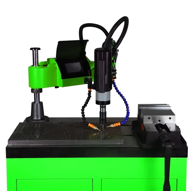 Mesin Pengebor Ulir Otomatis Servo Listrik Fleksibel M3-M16 Hot Cnc untuk Pipa Logam