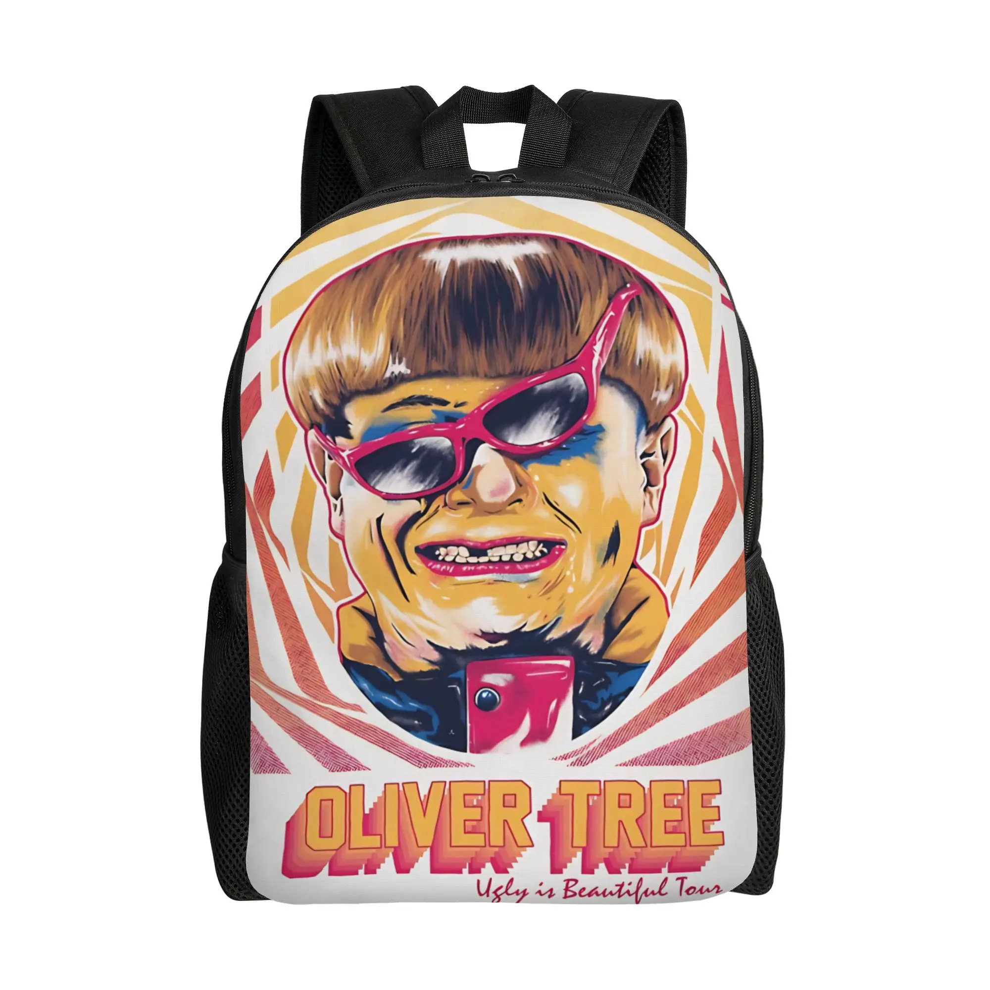 Oliver Tree Ugly is beautiful Backpack for Men Women Cool Student Work Daypack  Laptop Shoulder Bag Lightweight