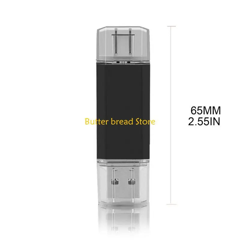 W89C Type-C OTG 2 in 1 USB Memory Photo Drive محرك أقراص فلاش للهاتف الذكي اللوحي