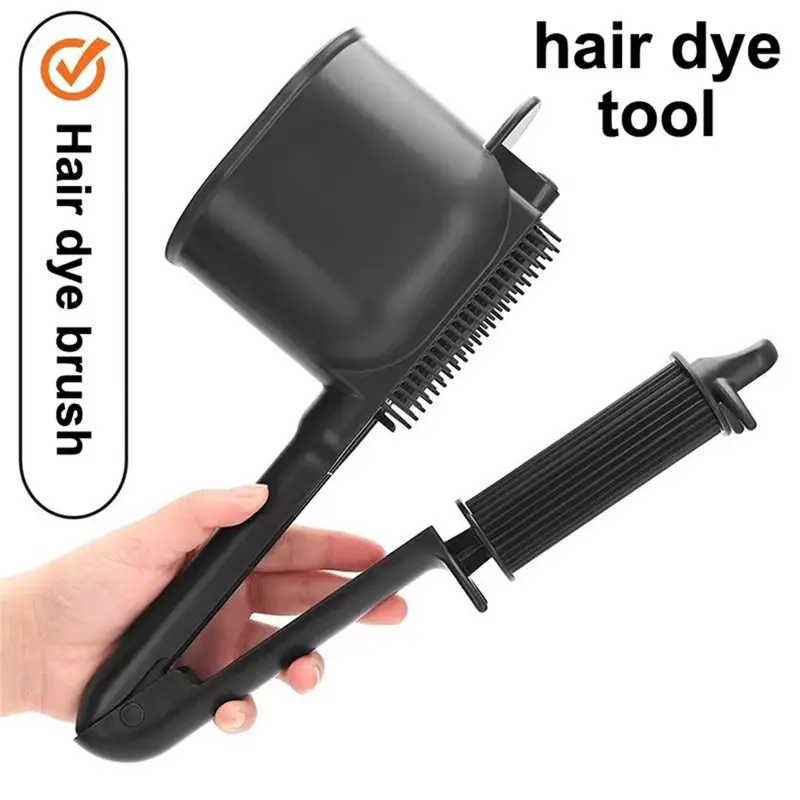 A66T-Professional For Salon Hair Dyeing Tool 2-In-1 Automatic Roller Comb Hair Dye Applicator For Salon Hair Care