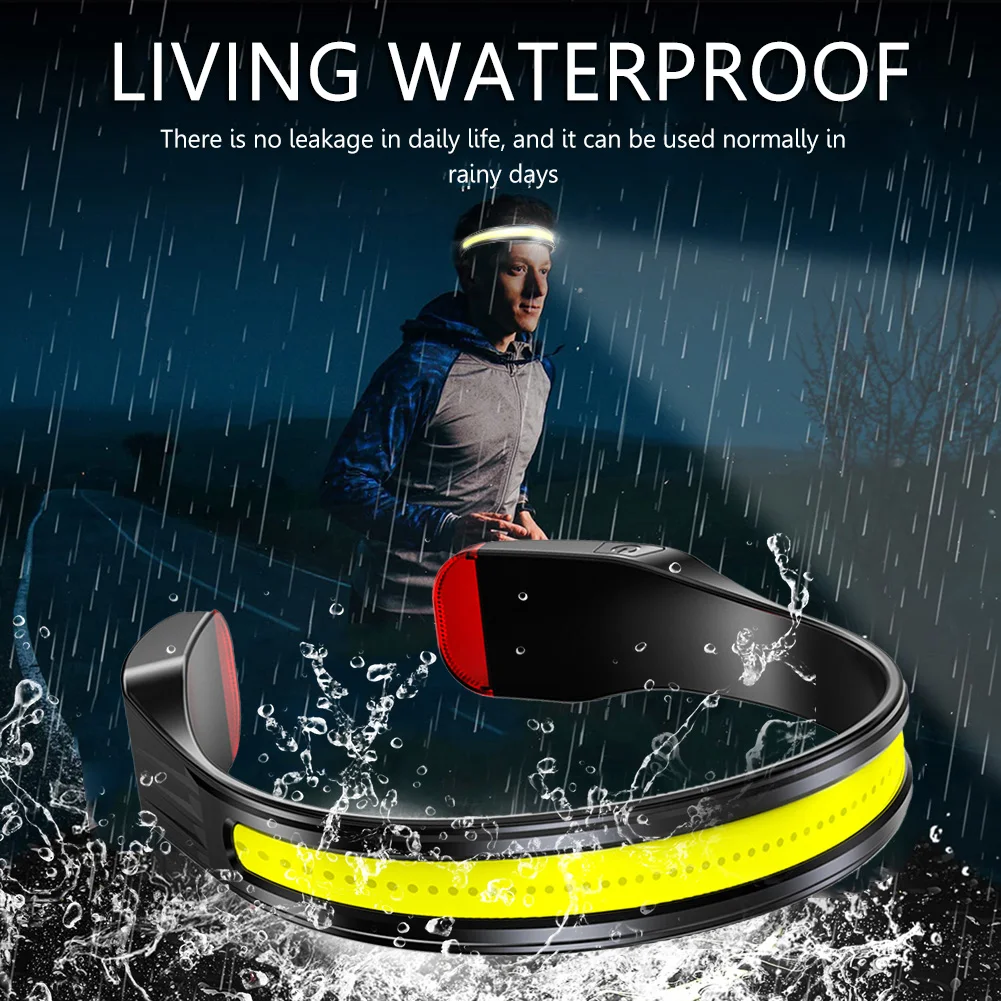 キャンプ釣りヘッドランプランタンポータブル赤警告テールライト USB 充電式冒険ナイトサイクリング緊急用