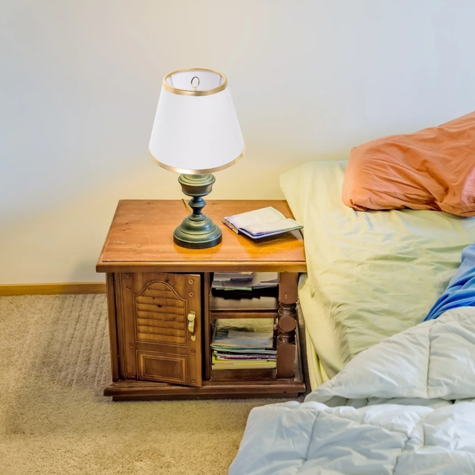 Cloth Lamp Shade For Ceiling Wall Floor Lamp Dust Cover Decorative Light Diffuser Chandelier Cover Practical Soft Fabric Shade