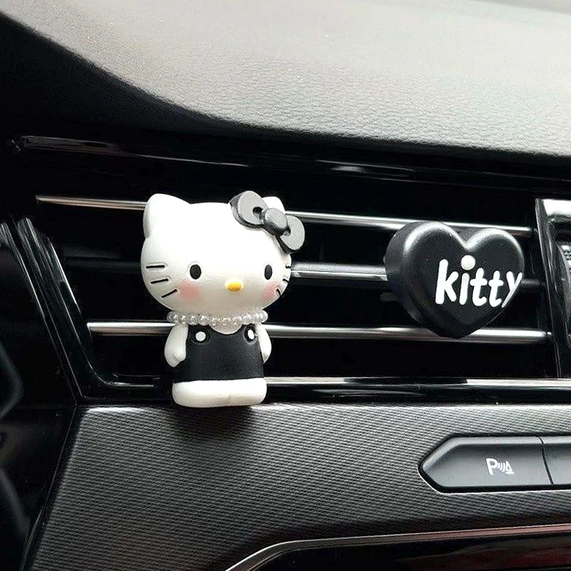 خمر اللؤلؤ القوس لطيف Kawaii HK سيارة الروائح الديكور هدية كاواي اليابانية كيتي سيارة منفذ الهواء الروائح زخرفة