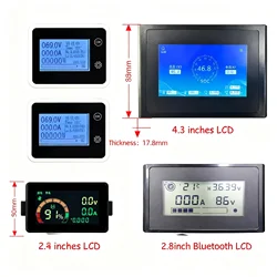 ANT BMS 2.4 3.8 4.3 inch LCD Display Screen 16S 20S 24S 22S Li-ion Lipo lifepo4 Battery Protection Board Voltage Capacity Meter