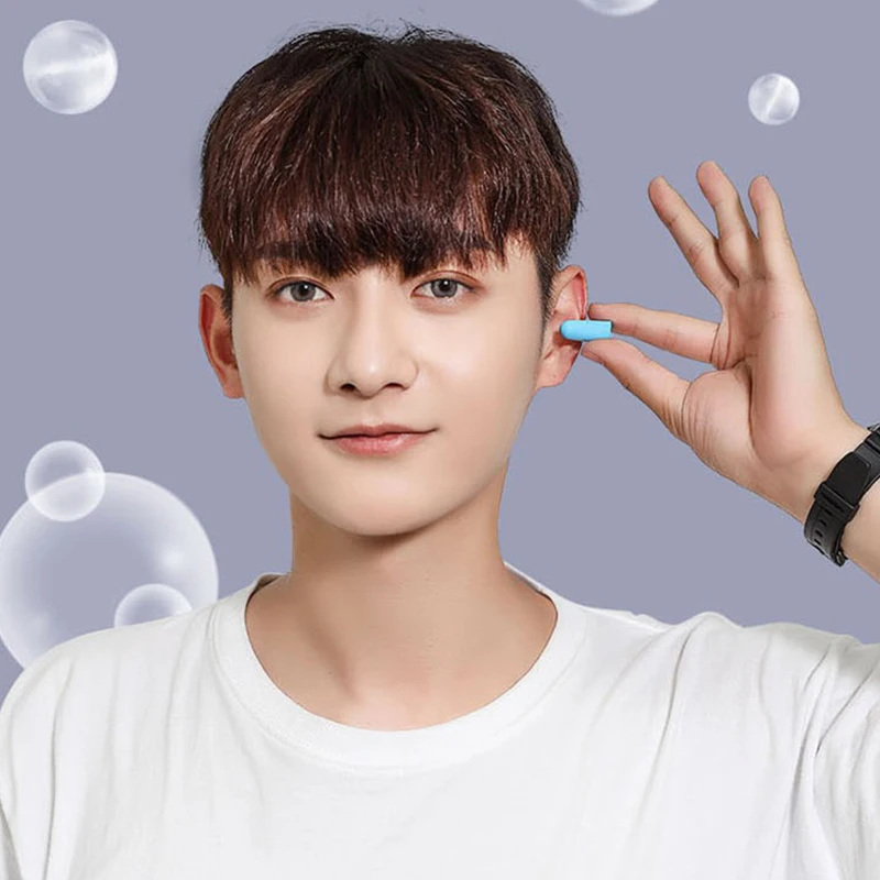 Ear Plugs Tapones Oido Ruido Earplugs Noise Reduction Sleep Oordoppen Sleeping Earplugs Filter For Ears Soft Sponge Soundproof