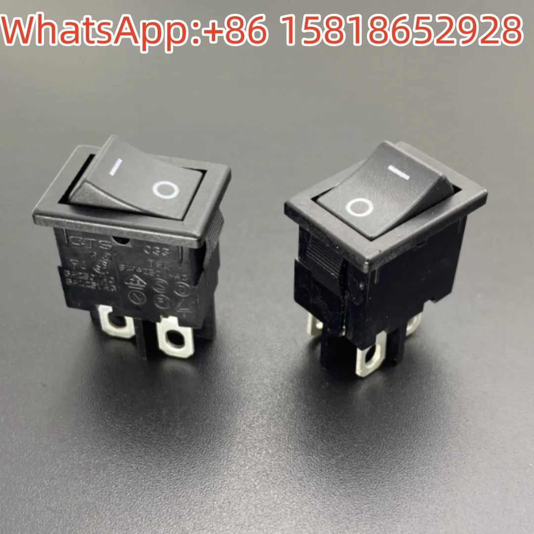 

2pcs CTS 033 Boat Type Switch 4 Pins 2 Gears Button Power Rocker Boat Shape Button 6A250V Sidis