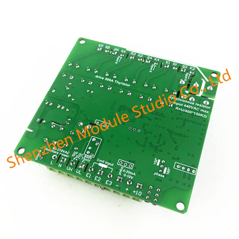 1pcs Three-phase Thyristor Trigger Board Voltage Regulator Rectifier Module Power Regulator Power Regulator Power Controller