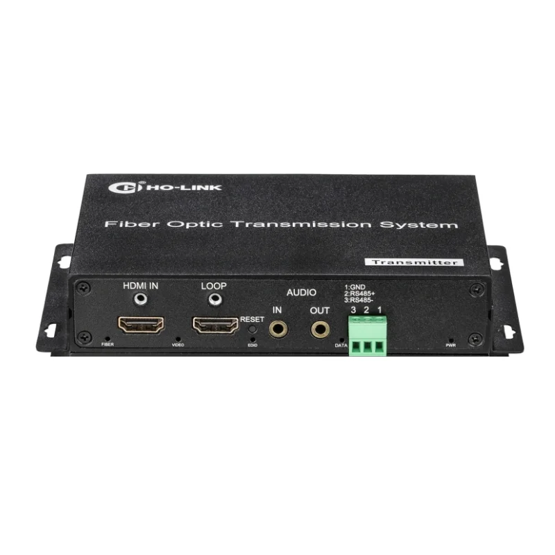 

4K HDMI Forward Optical Extender with Loop Out, RS232, or RS485 Return, 3.5mm Audio