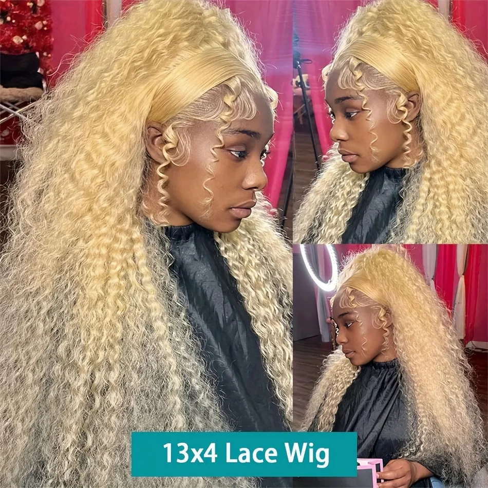 613 13x6 Lace Front Wig Human Hair Blonde Lace Frontal Wigs Human Hair Body Wave 200% Density Blonde Wig for Women Choice