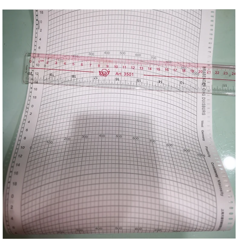 BRABENDER OHG DUISBURG Powder meter roll chart paper