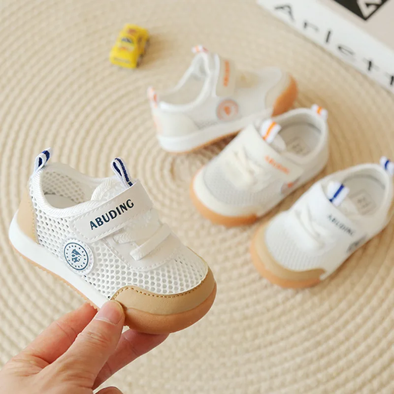 

Baby Walking Shoes Boy and Girl Soft Soles Anti-skid Children's Casual Sneaker Shoes Mesh Breathable Baby Shoes
