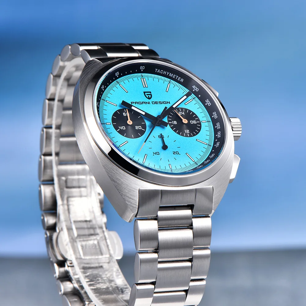 Jam Tangan Pria PAGANI DESIGN Terbaru 2025, Jam Tangan Quartz Chronograph Mewah Terbaik Untuk Pria, Kaca Safir AR, Bercahaya, Hadiah Pria Dengan Kotak