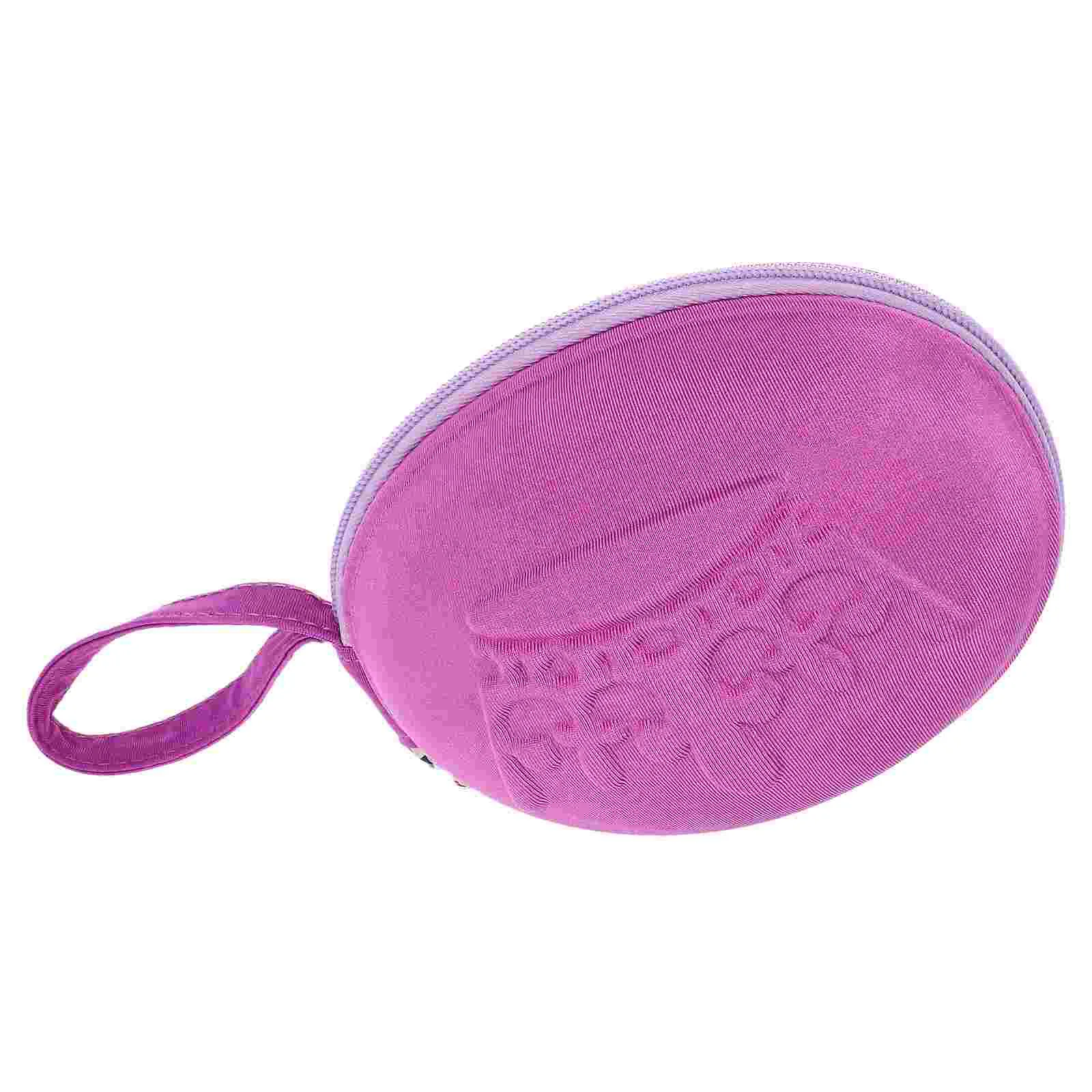 

Eggshell Bag Small Zippered Case Travel Silicone Storage Invisible Duffel Bags for Traveling