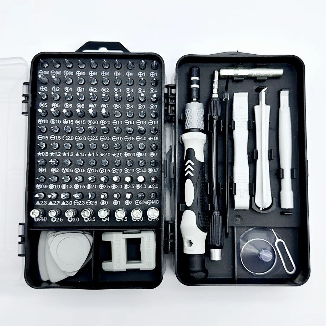 

115-in-1 Screwdriver tool set Clock computer mobile phone dismantling and repair telecommunications tools