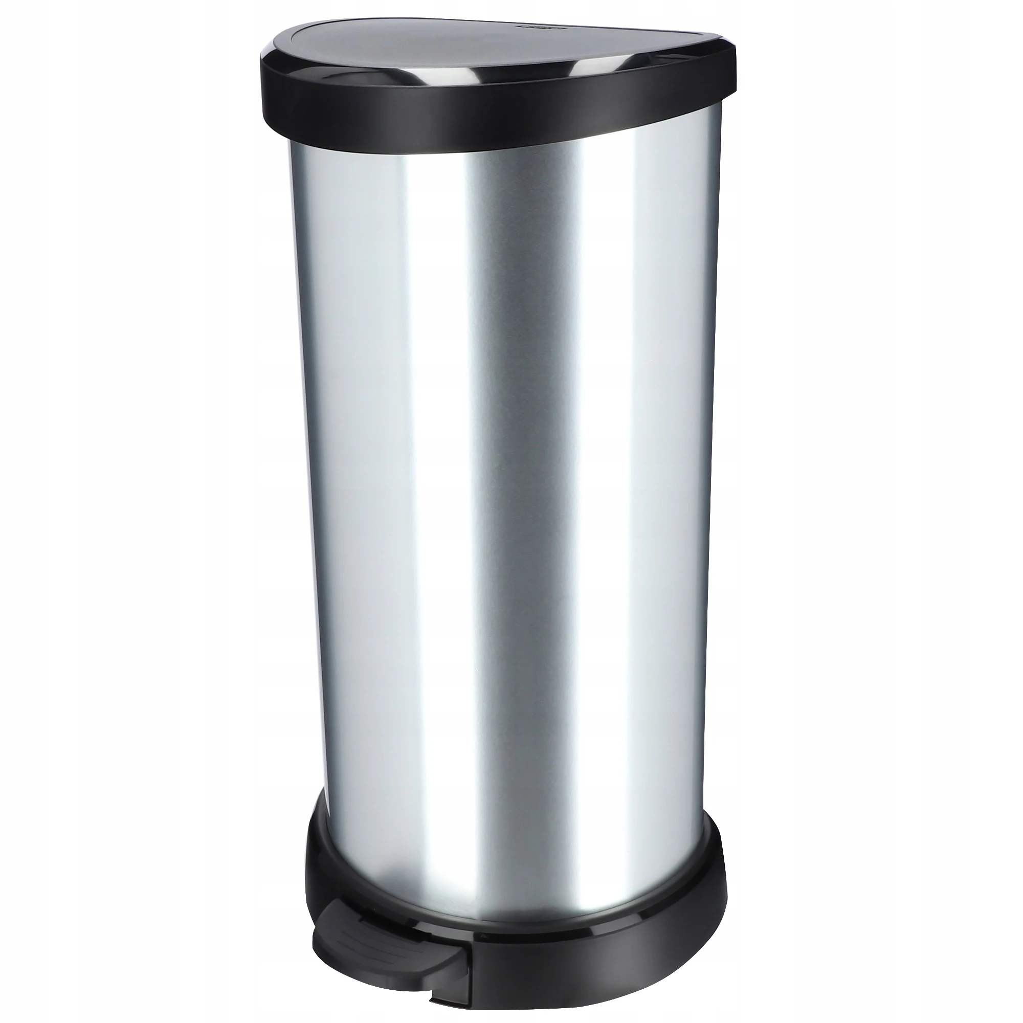 Curver Metallized Garbage Can with Pedal 40 L