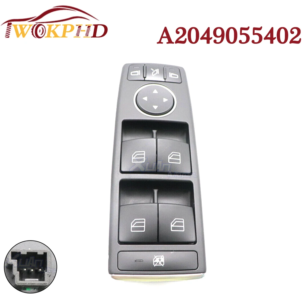 

A2049055402 FOR Mercedes-Benz W212 E-Class W204 C-Class C250 C300 C350 E350 E400 A207 X204 Power Window Control Master Switch