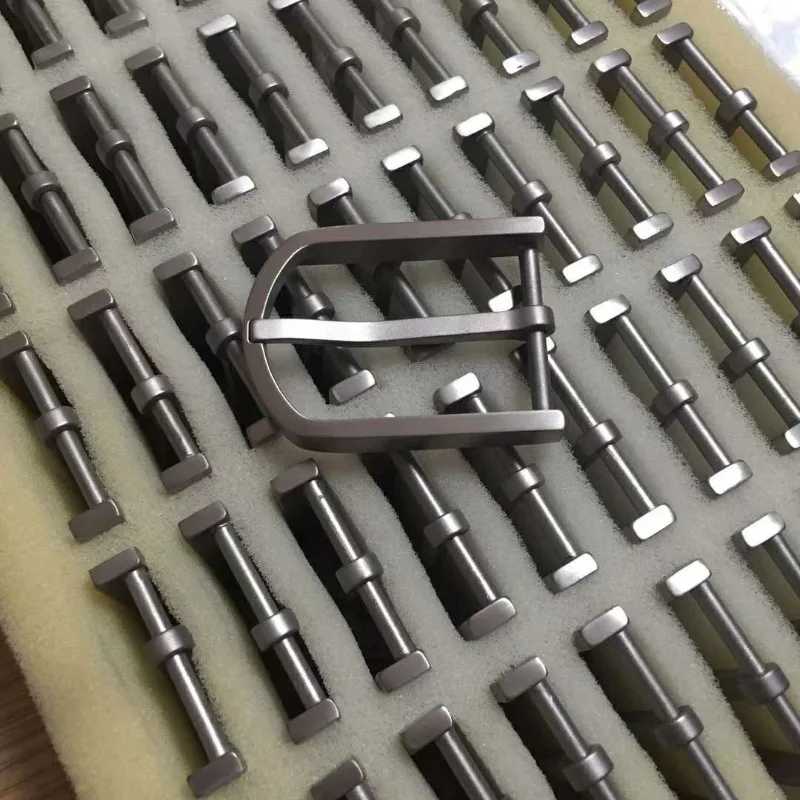 3 سنتيمتر التيتانيوم النقي دبوس مشبك غير قابل للصدأ حزام التآكل الرجال النساء حزام مشبك-حزام جينز متعدد الاستخدامات عادية رئيس التبعي #4