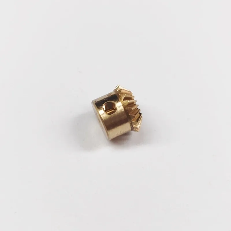 2pcs 0.5 m 20T shaft hole 2/3/4 mm bevel gear 90-degree right angle 1:1 transmission brass metal bevel gear