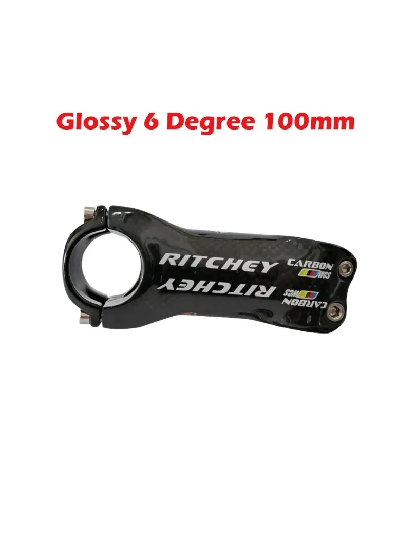AliExpress WCS Full Carbon 3k Glossy Fiber Bike Stem MTB Road Bike Stand 6°/17° Stem Road MTB Bicycle Stem 70-120mm