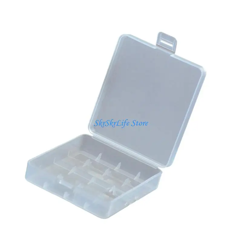 E65E Battery Organizers Case With Locking Lid Protects Against Short Circuits