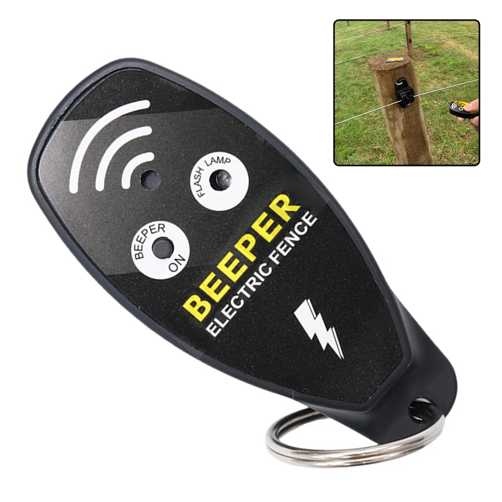 

Fence Buzzer Electric Fence Meter Electric Fence Maintenance As Shown Loud Beep Electric Fence Tester Buzzer With Light