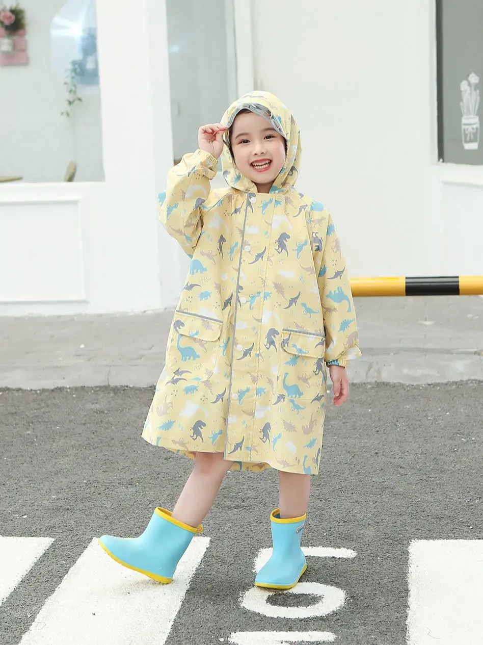 Children’s Raincoat baby RainCoat Kids Boy Girl Tour Light Waterproof Soft Rainwear Raincoats for kid