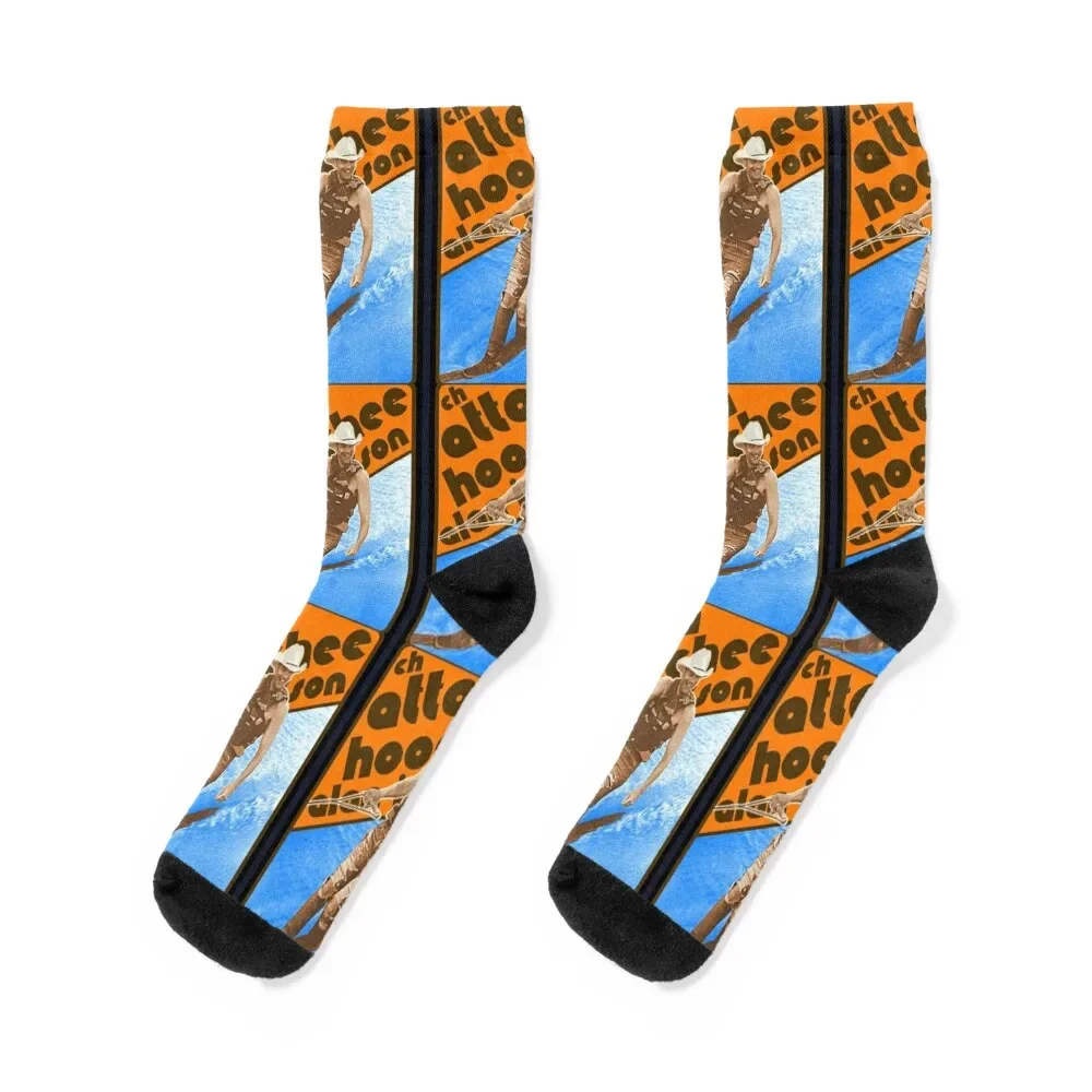 

Alan Jackson Chattahoochee Waterskiing Retro Socks Antiskid soccer cool Stockings Ladies Socks Men's