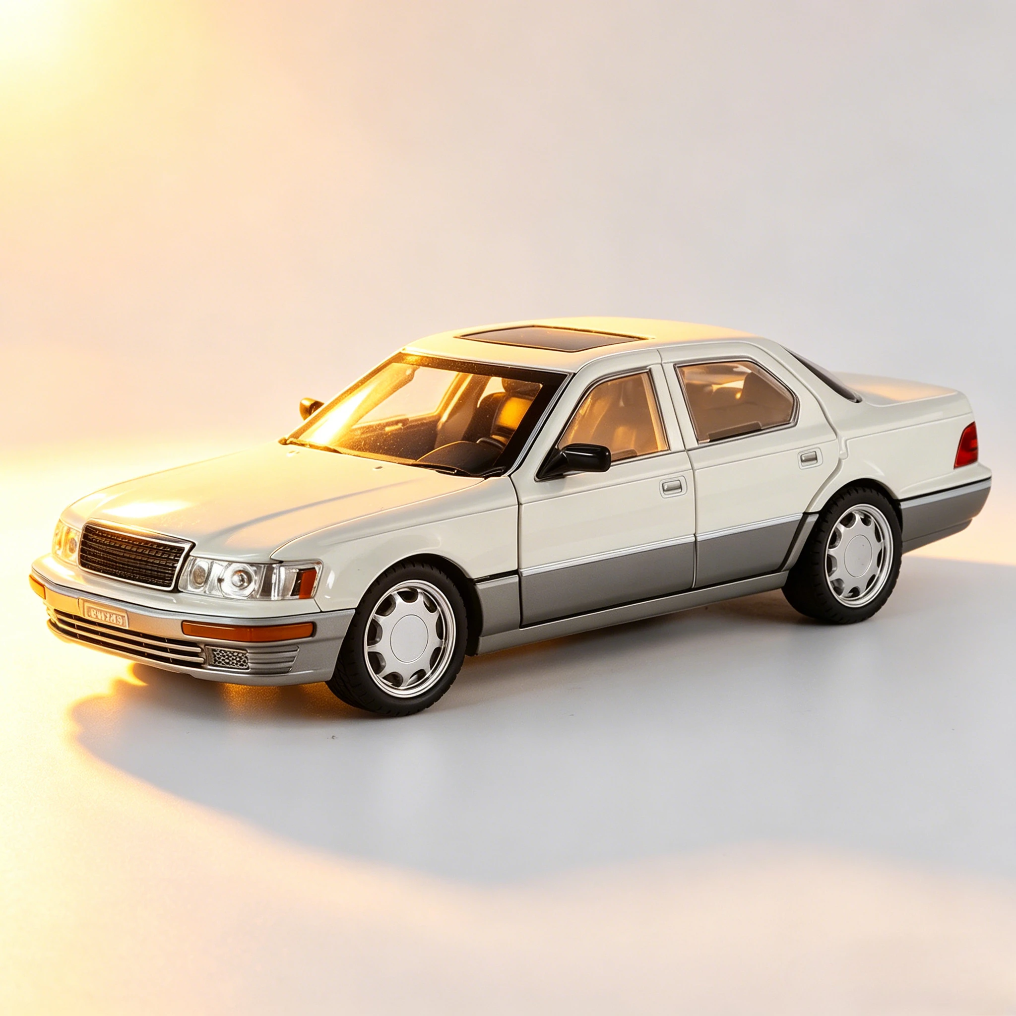 

1:24 LS400 Alloy Metal Diecast Model Car Sound And Light Pull Back Collection Hobby Decorations