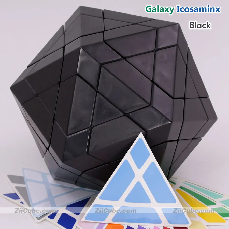 Mf8 갤럭시 퍼즐, Icosahedron Megamin x 큐브, Icosaminx 12 decahedron 스티커, 이상한 모양, 로직 매직 큐브, 고급 장난감