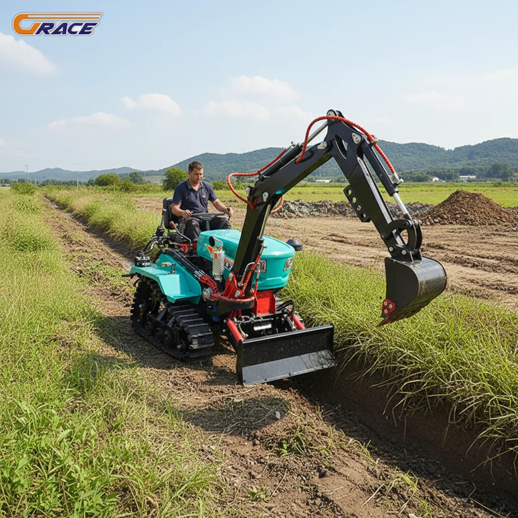 

Hot Sale New 120HP Crawler Tractor For Sale Heavy Duty Hydraulic Machine With Quick Hitch And Crushing Hammer