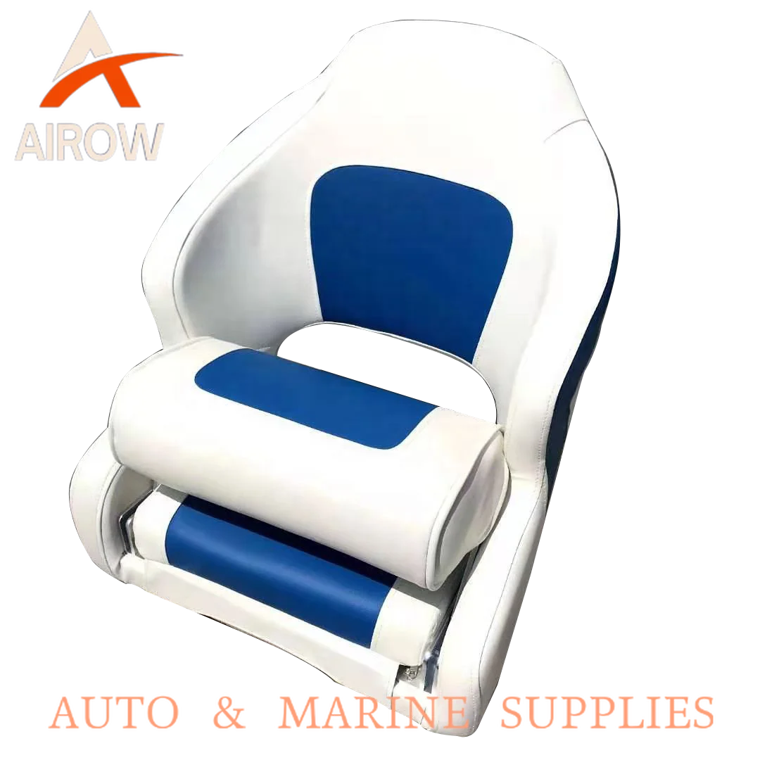 Airow auto ITOPWELL Deluxue Marine Seat China Boat Yacht Single Seat Foldable ABS/PU Material 1 Year Warranty