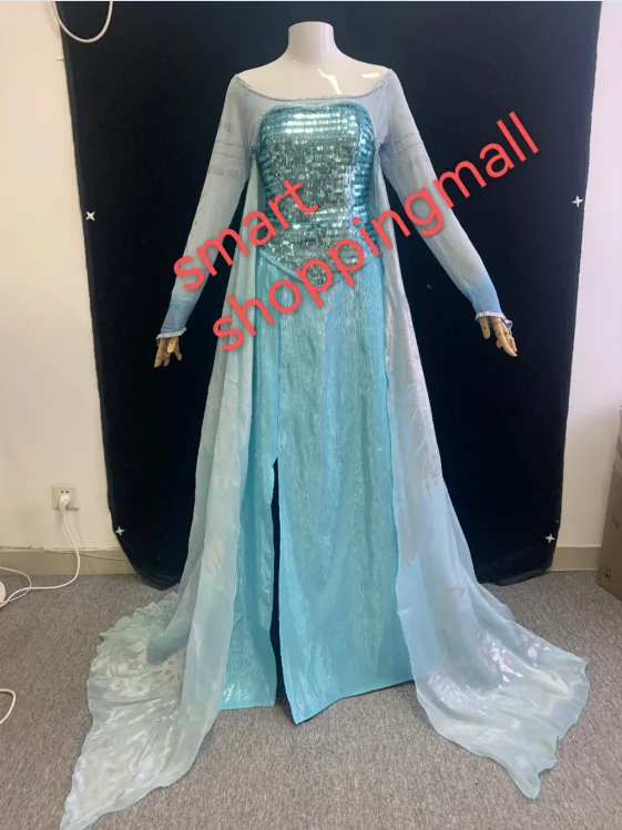 Princesa elsa cosplay traje