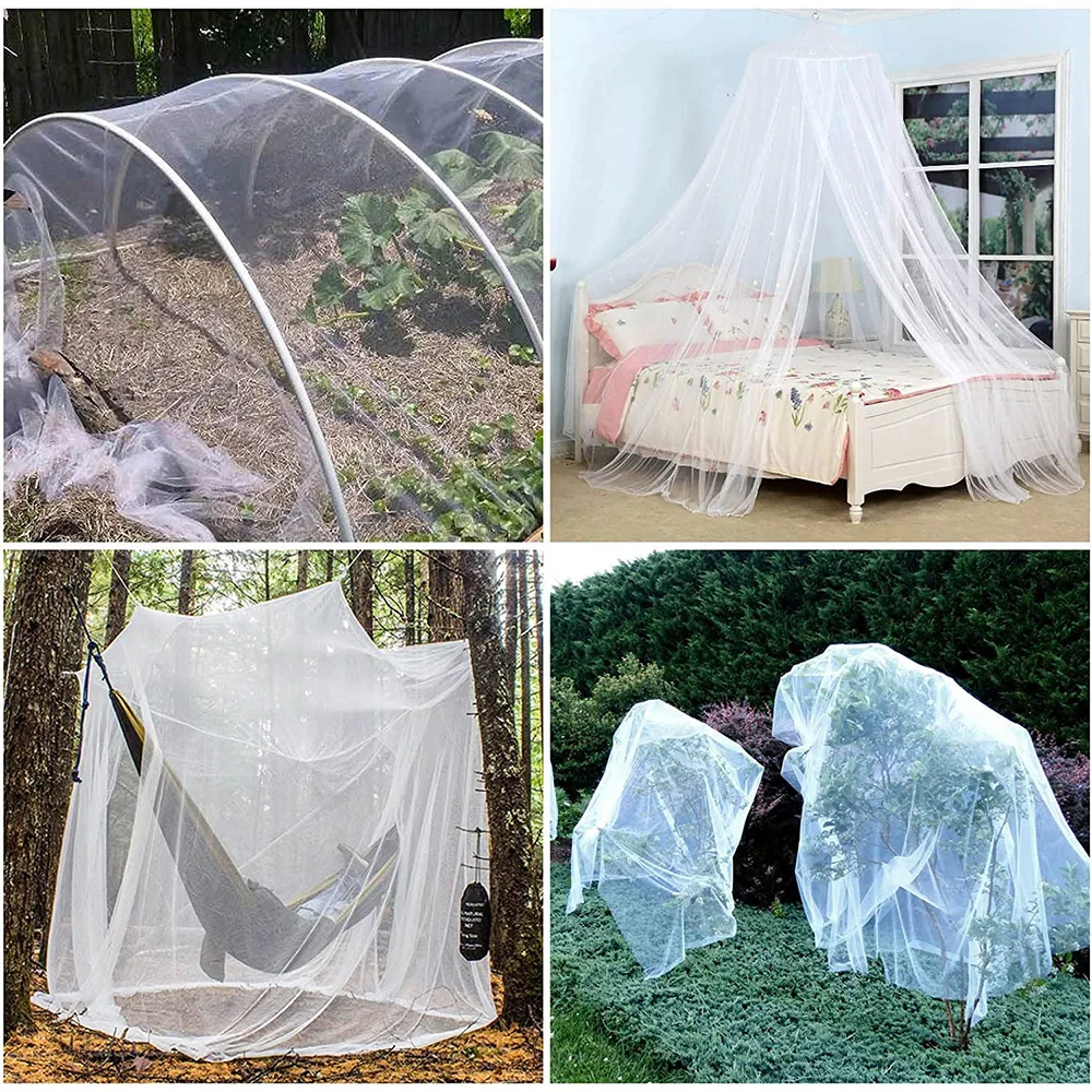 1PC 3x15M 60 Mesh Insect Prevention Net Vegetable Greenhouse Net Garden Plant Tree Protective Nets Can Be Used As Mosquito Net