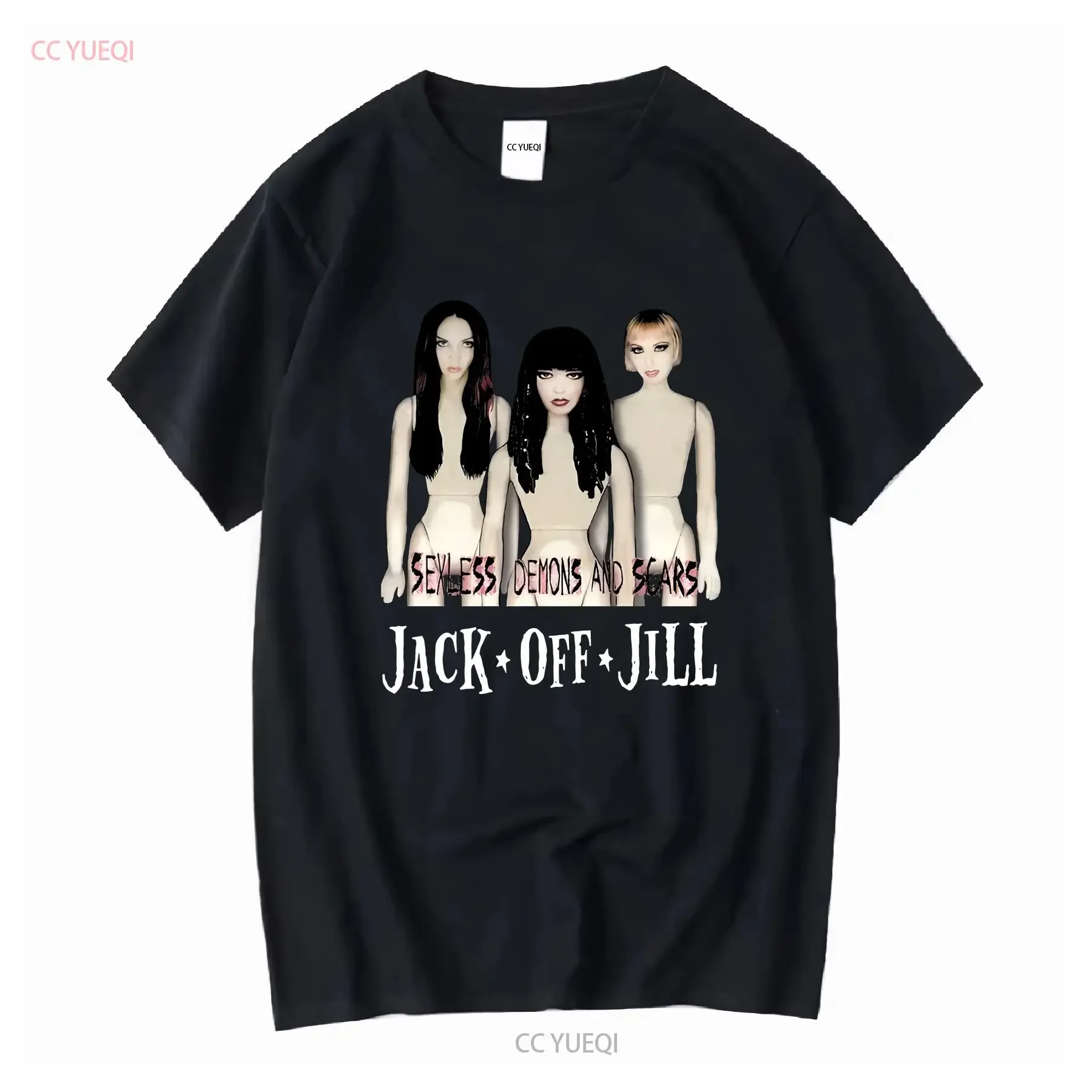 Jack Off Jill T Shirt MOM gift hot Christmas vintage Washed designer clothes Top For Everyday Wear streetwear Slightly