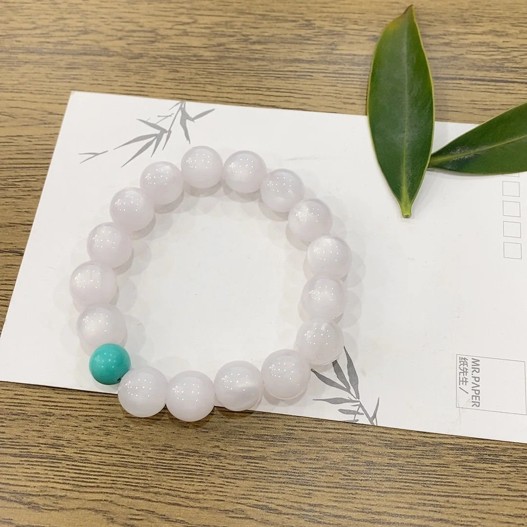 

Натуральный белый нефрит, изысканные круглые бусины из нефрита для мужчин и женщин, а также универсальный подарок для друзей.