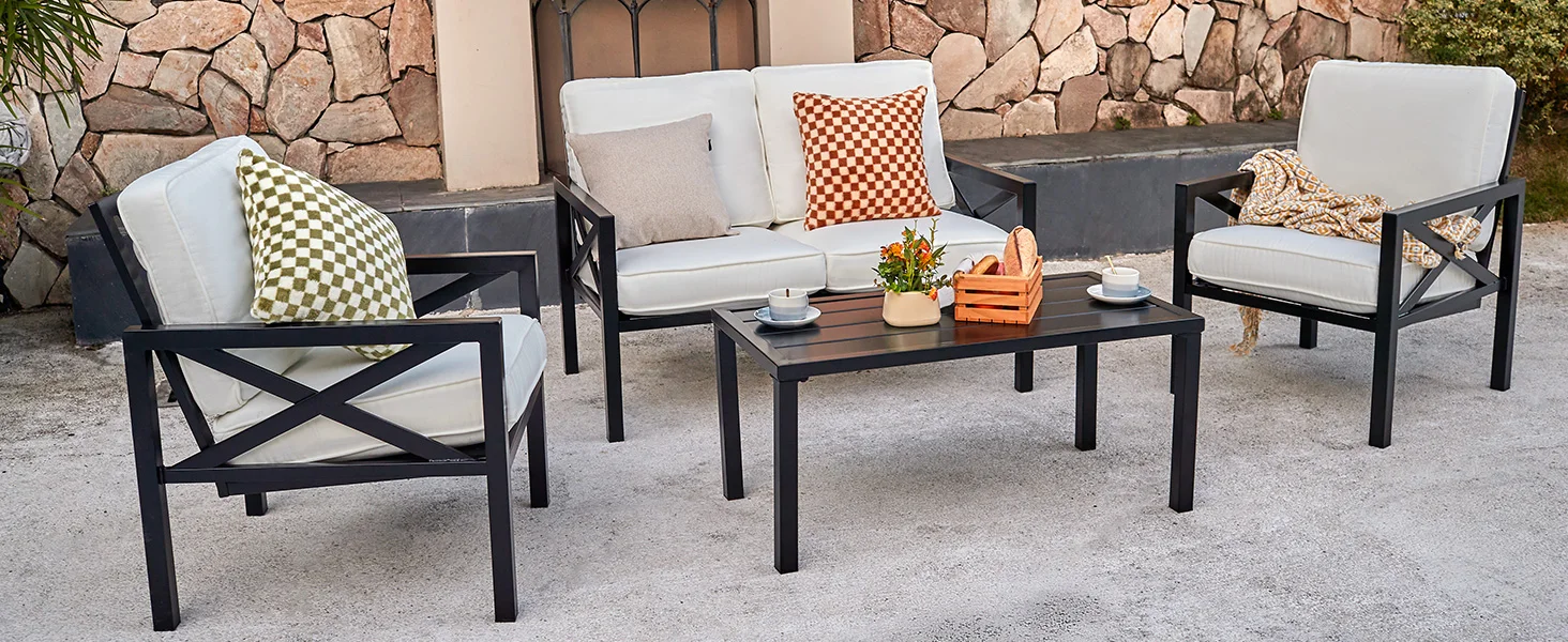 Patio set 4 pieces 