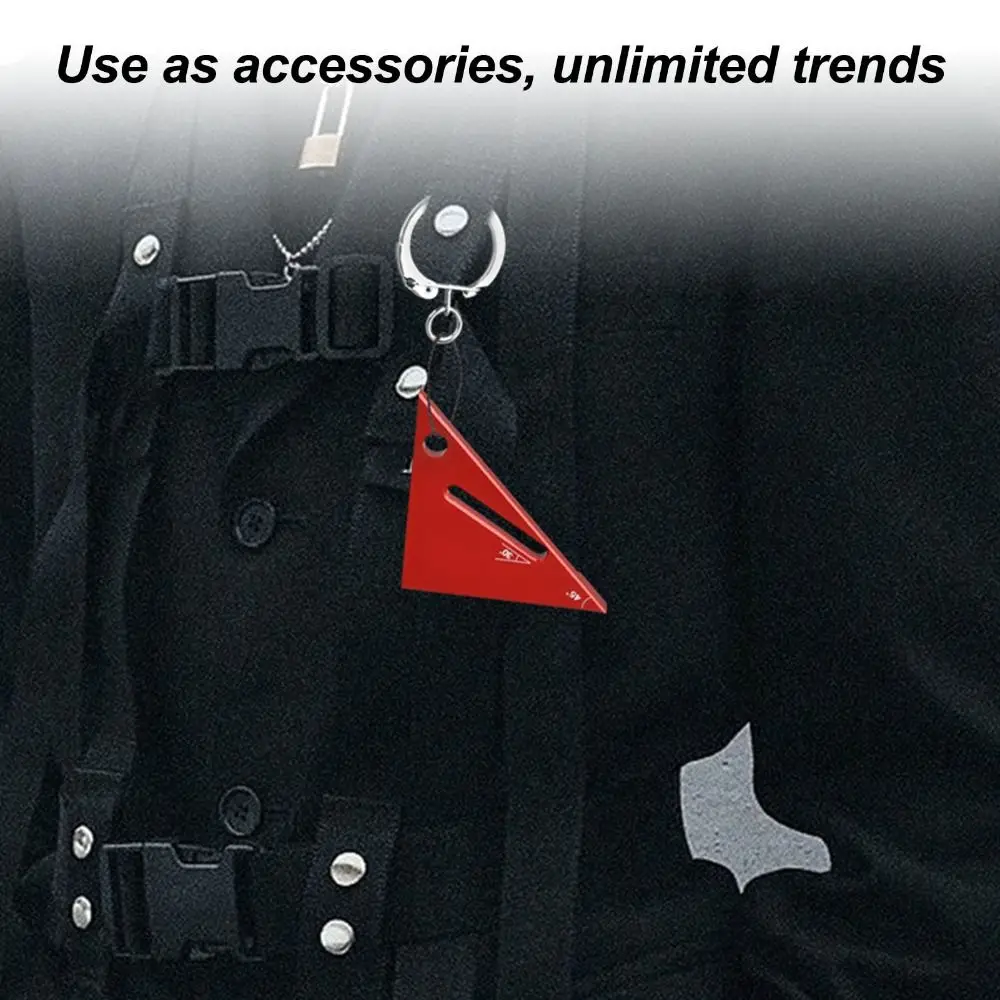 

2 шт. высокоточные угольники из алюминиевого сплава для плотницких работ, 45/90 градусов, компактные, красные, для измерения и столярных работ