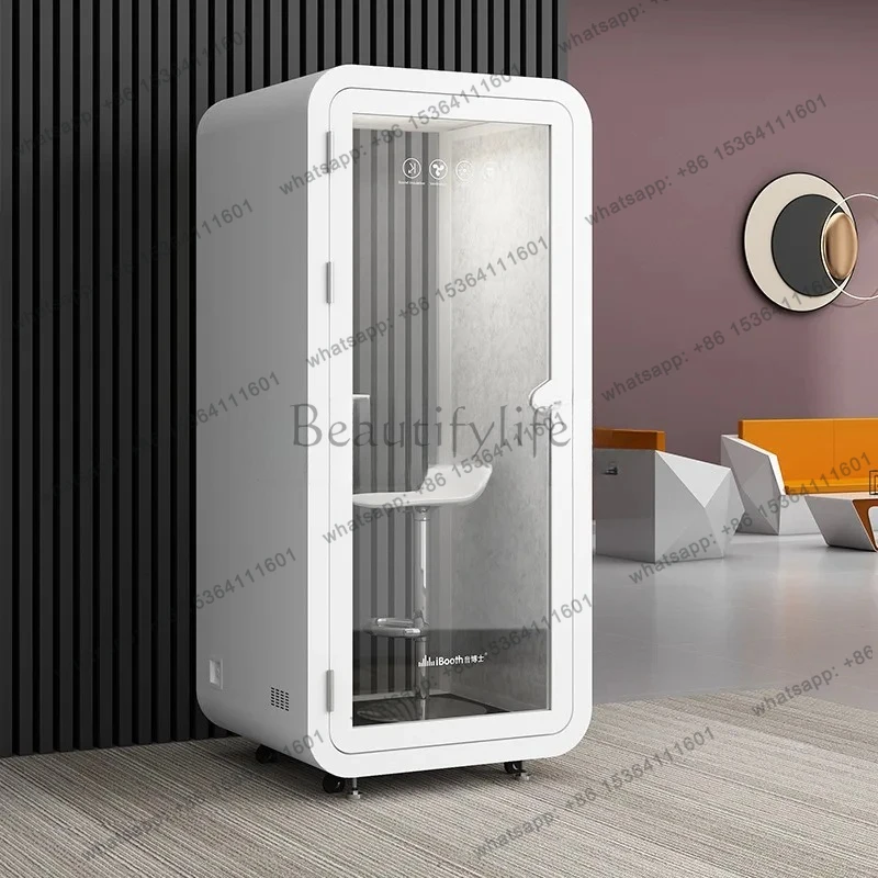 Mobile phone booth Soundproof warehouse Commercial office Recording studio Live stream Interview cabin