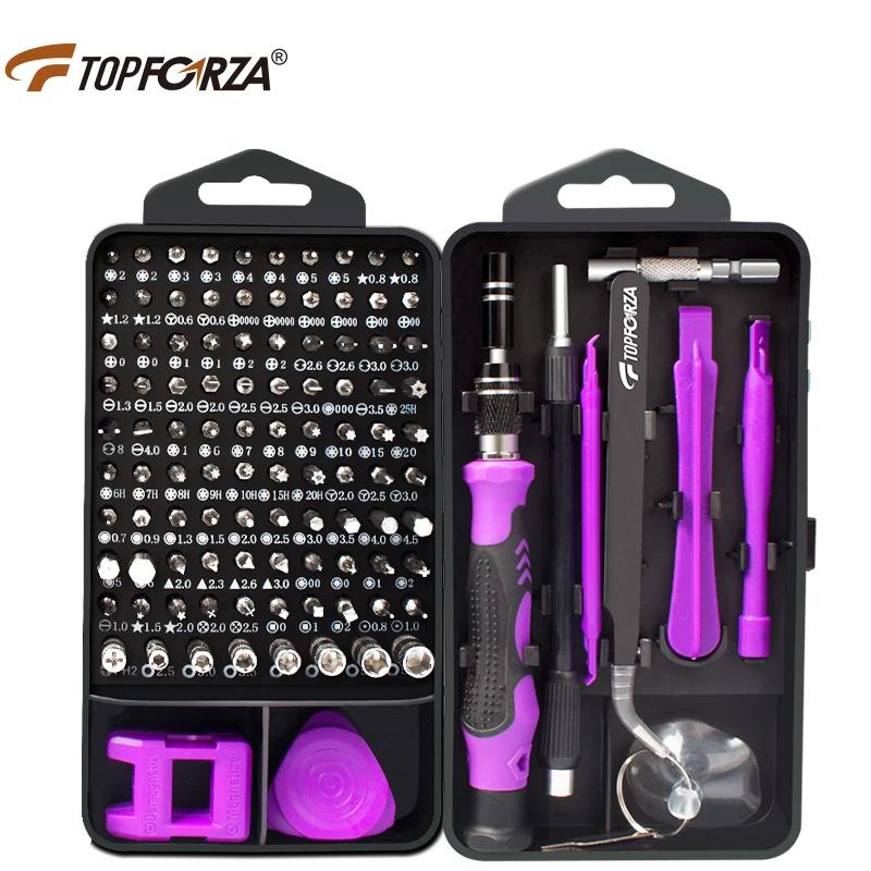 TOPFORZA Precision Screwdriver Set Magnetic Bits Dismountable Screw Driver Kit Multi-tools For Smart Home PC IPhone Toy Repair